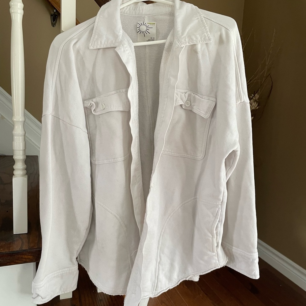 Aerie White Button Down Shirt
